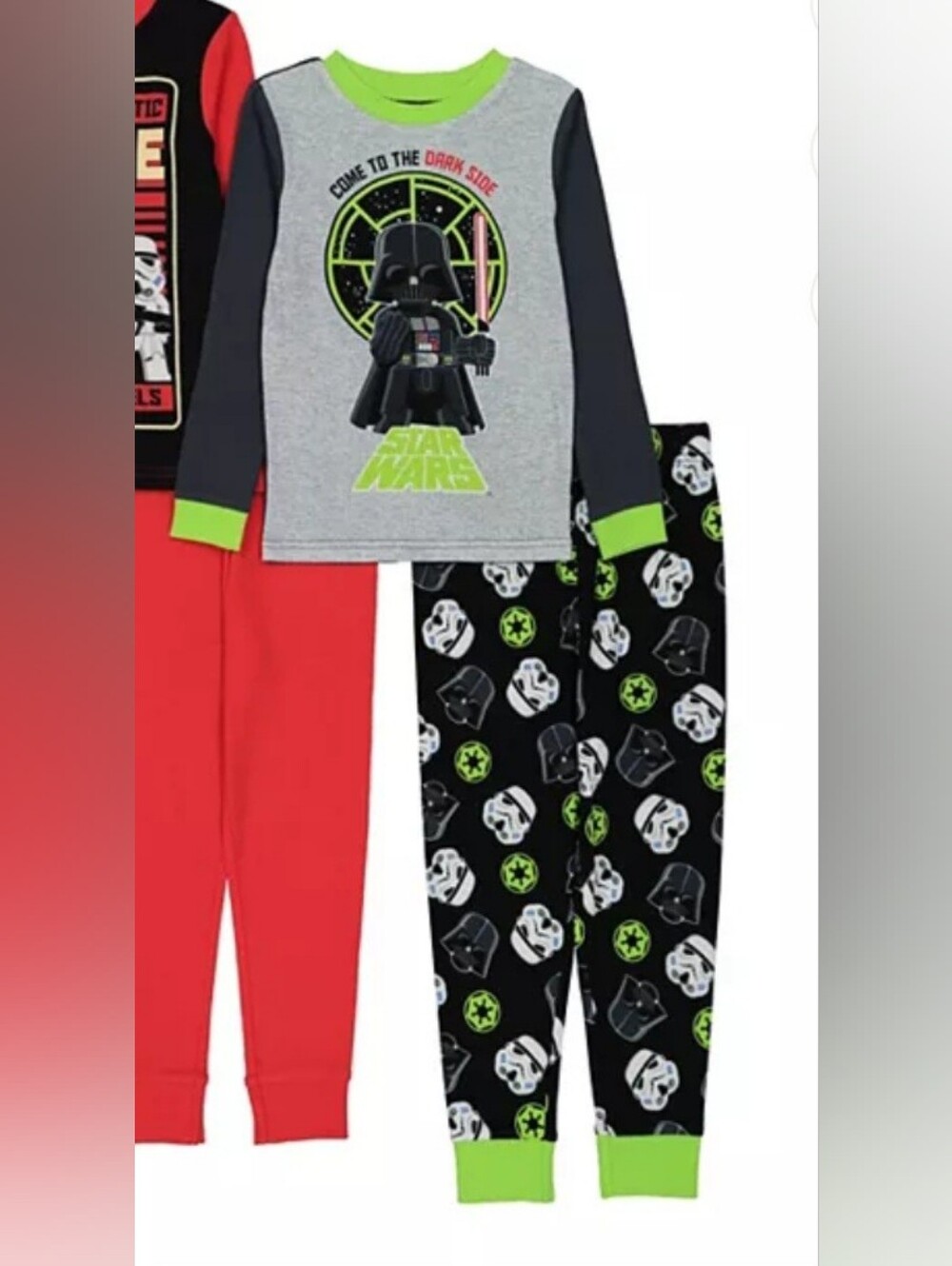 Star Wars Darth Vader Empire 2 Piece Pajama Set snug fitting fit
